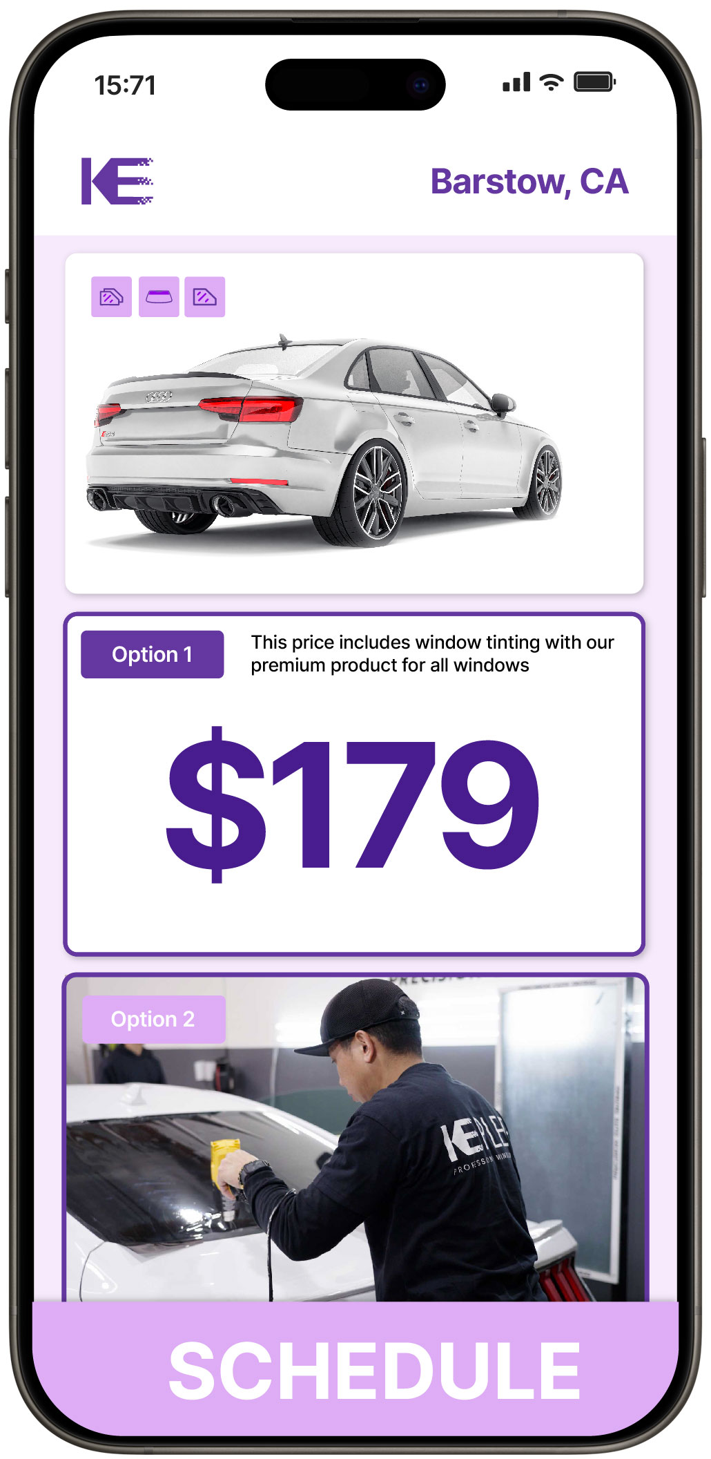 View Competitive Car Window Tinting Costs in Barstow, California