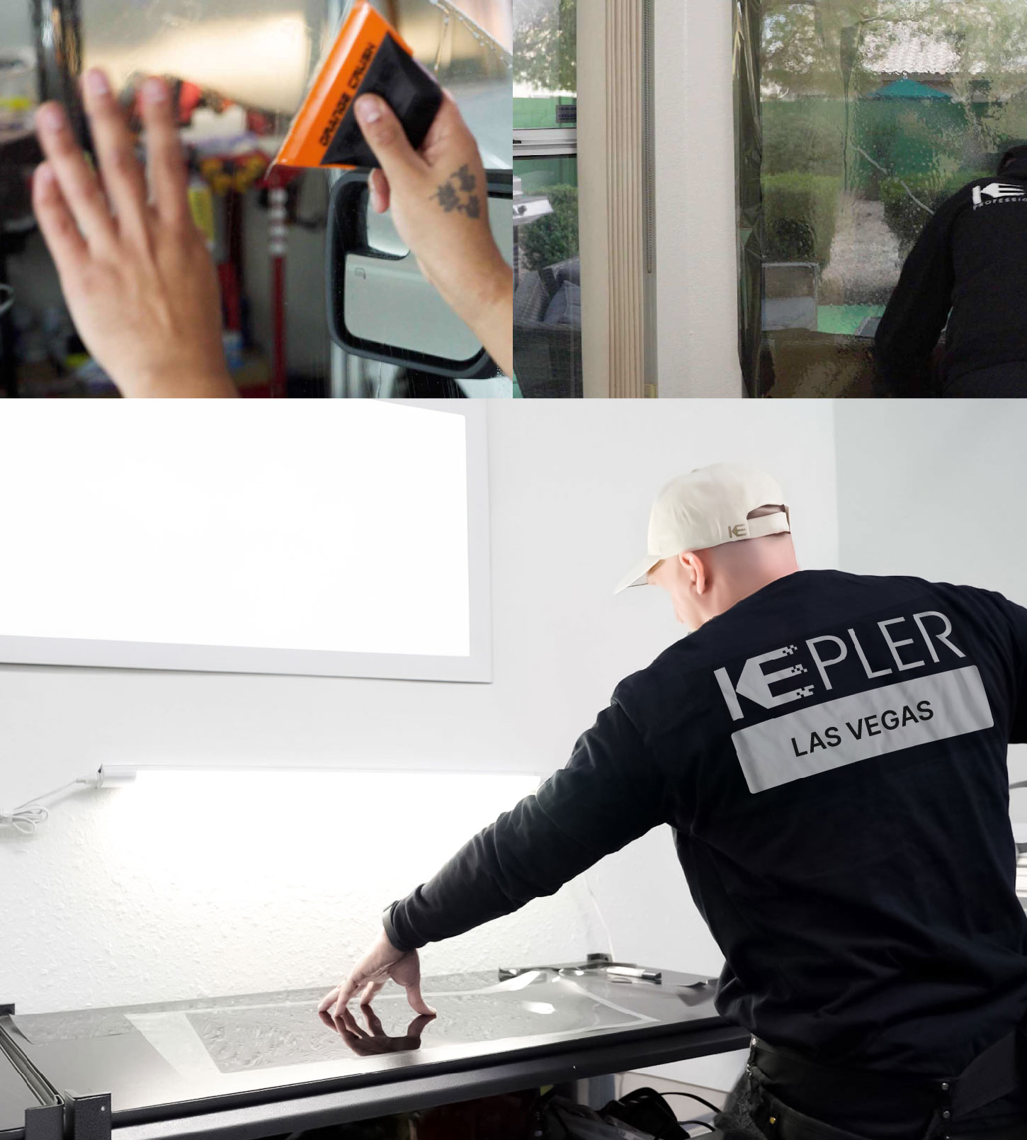 Window Tinting Specialist Cutting Film in Las Vegas, Nevada