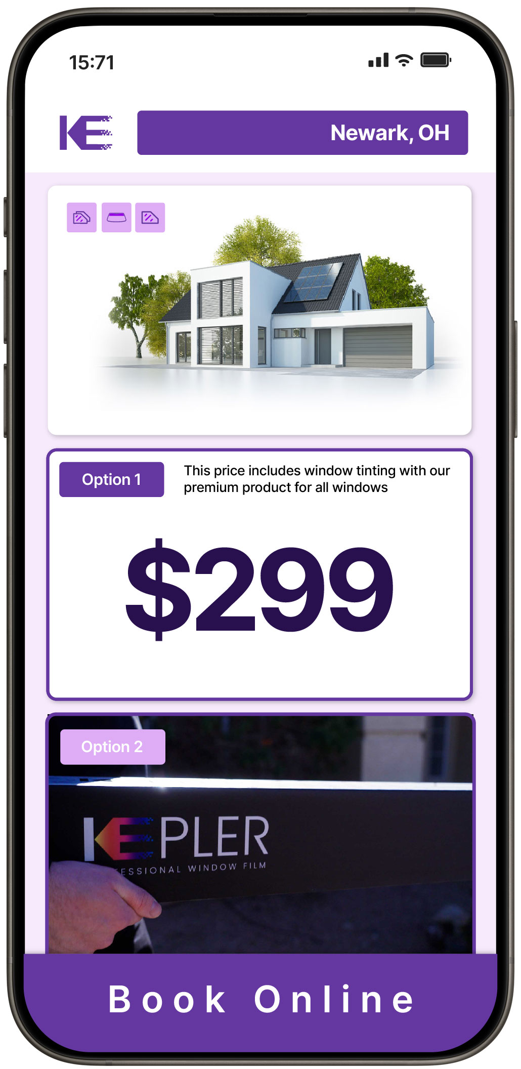 View Competitive Home Window Tinting Costs in Newark, Ohio