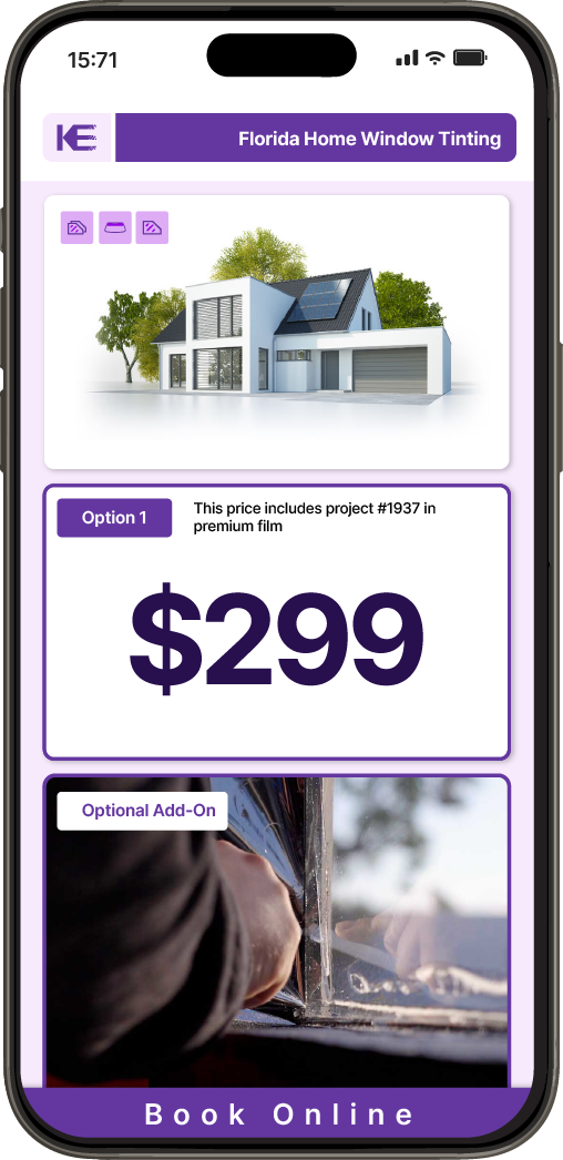 View Detailed Home Window Tinting Pricing in Florida