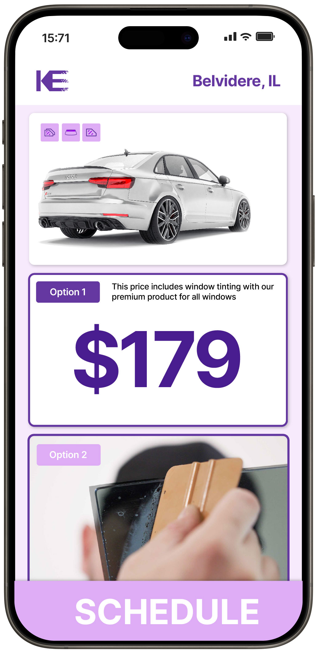 View Affordable Car Window Tinting Rates in Belvidere, Illinois