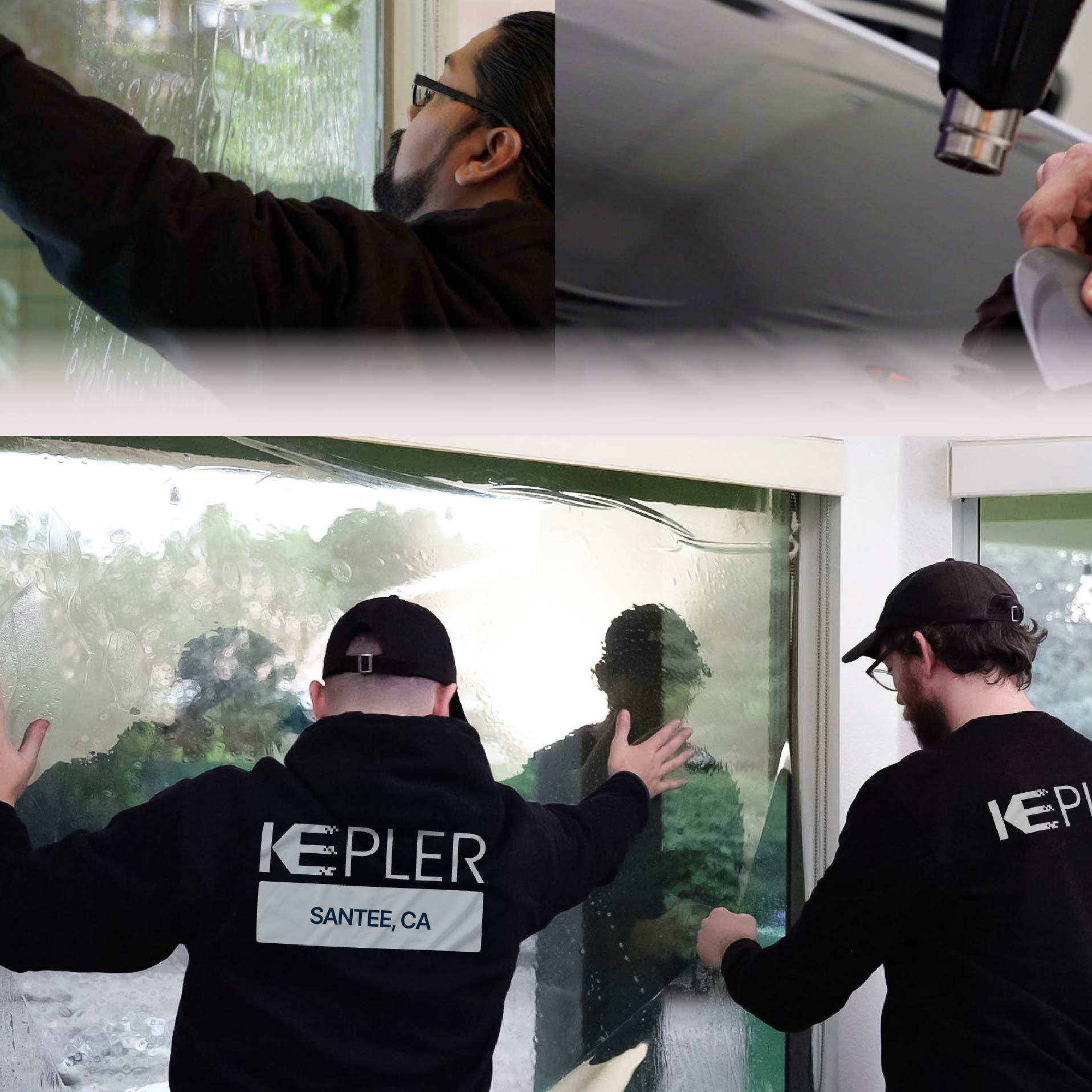 Kepler Specialist Performing Commercial Window Tinting in Santee Santee