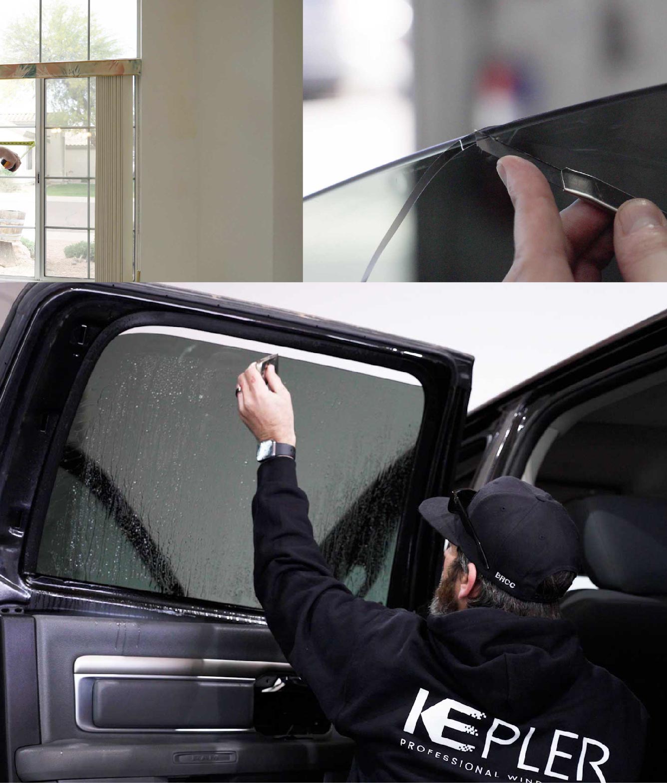 Kepler Window Tinting Specialists at Work in Lake Forest, California