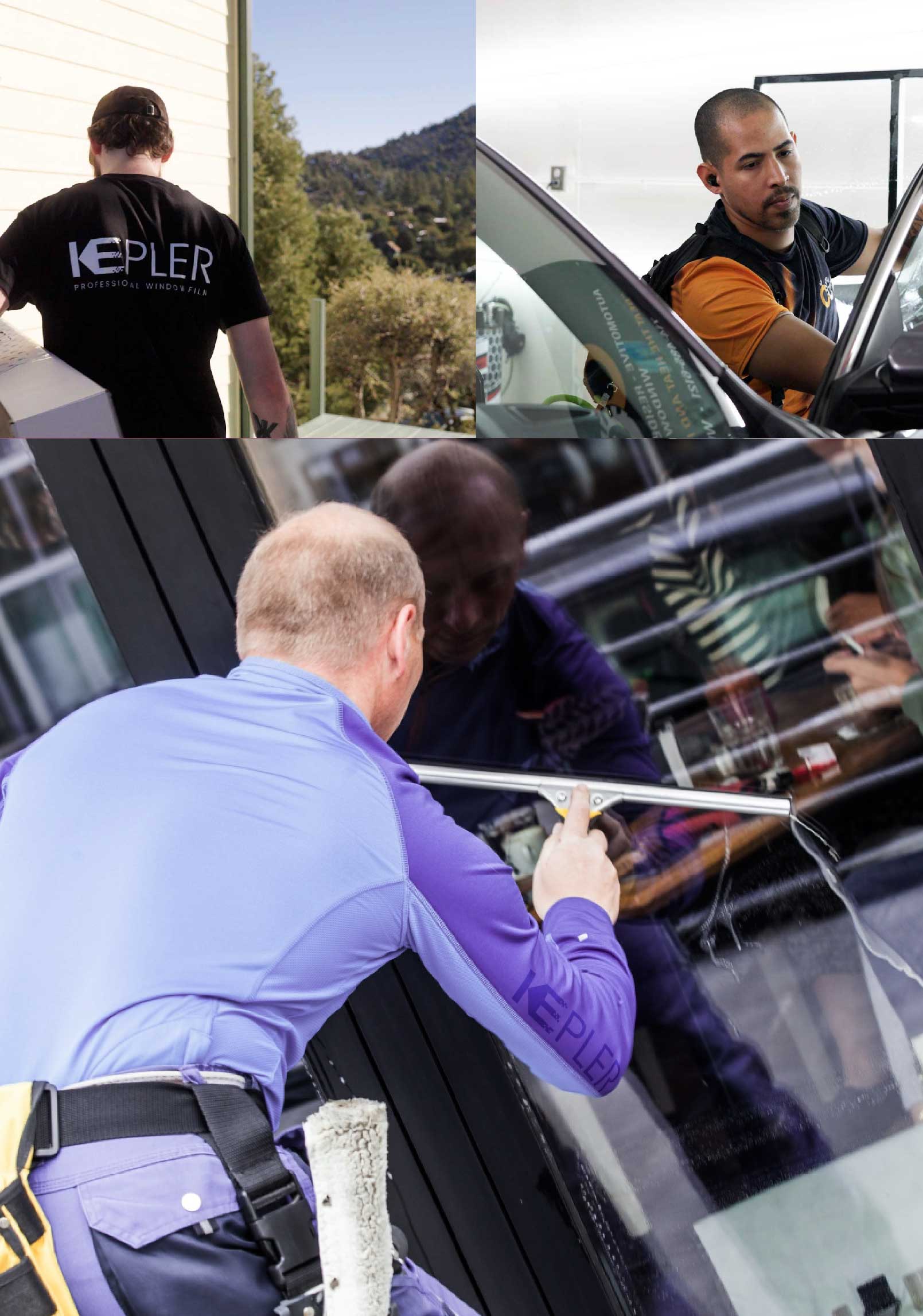 Kepler Expert Applying Anti-Graffiti Window Film to a Brookfield Shop Front