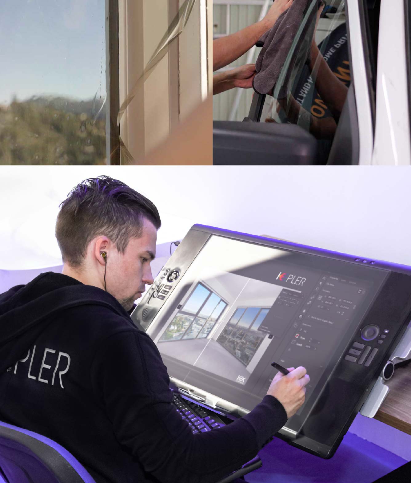 Kepler Specialist Performing Commercial Window Tinting in Menifee Menifee