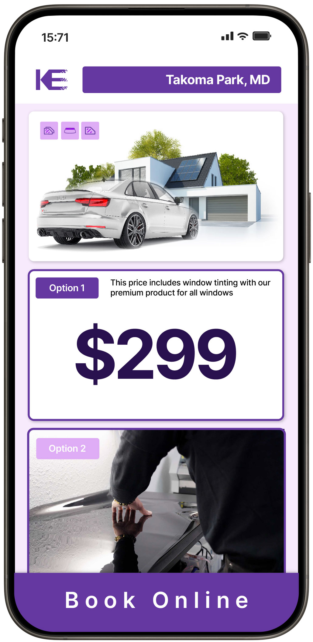 View Competitive Window Tinting Prices in Takoma Park, Maryland