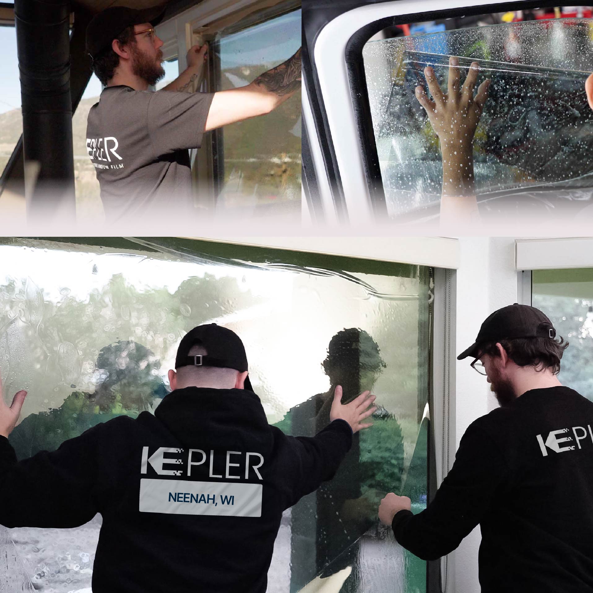 Kepler Specialist Performing Commercial Window Tinting in Neenah Neenah