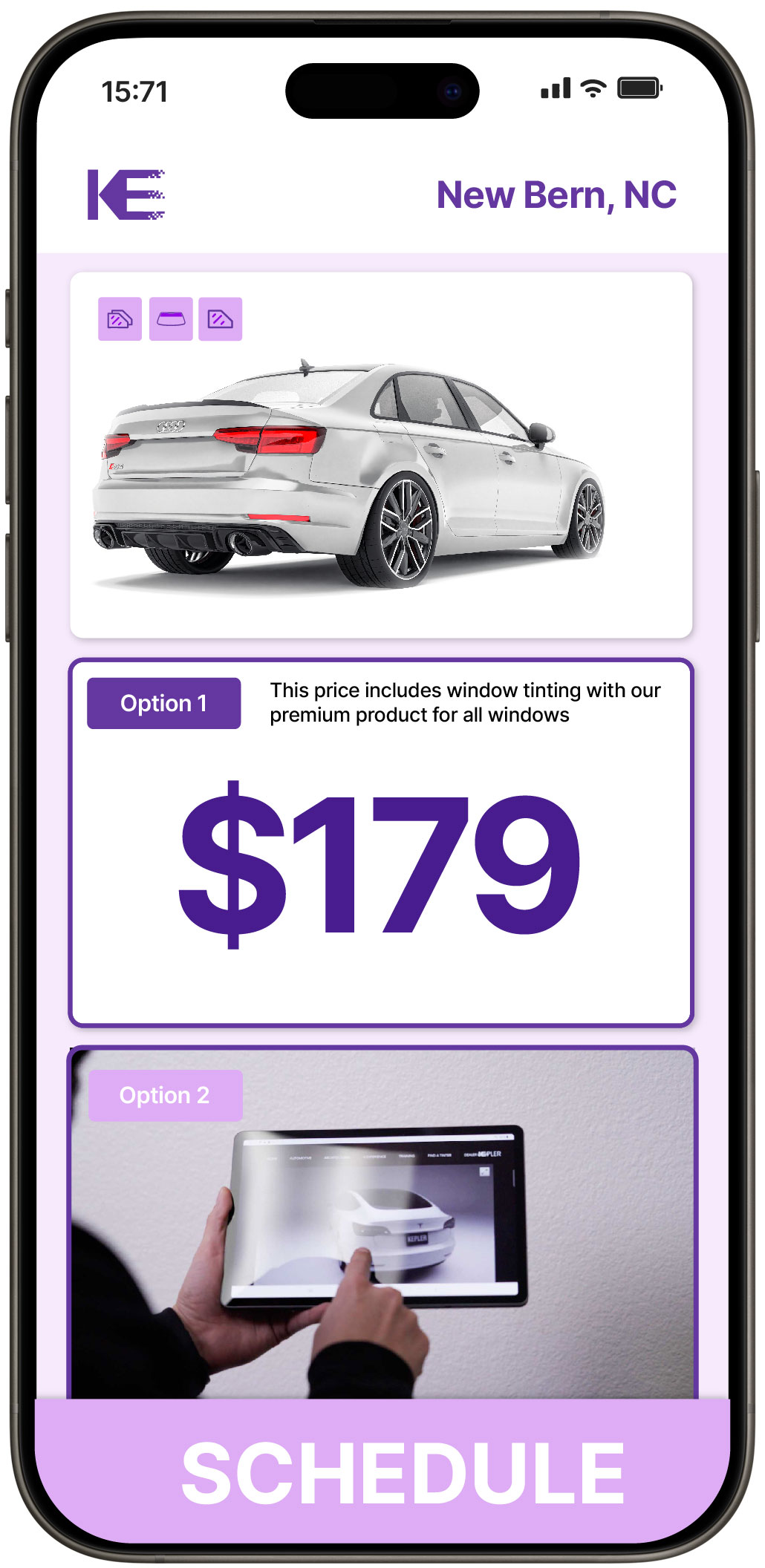 View Reasonable Car Window Tinting Rates in New Bern, North Carolina