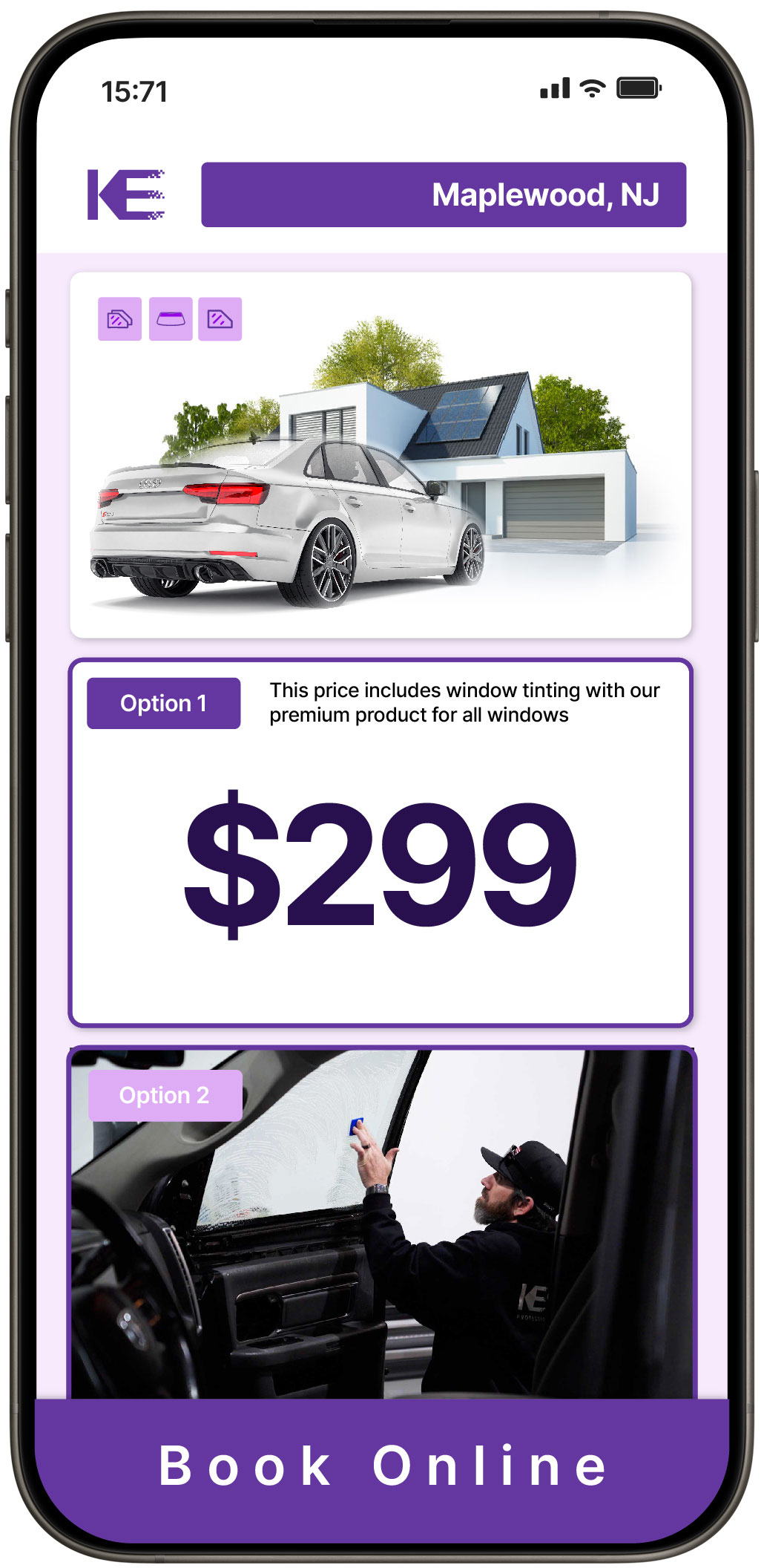 View Competitive Window Tinting Prices in Maplewood, New Jersey