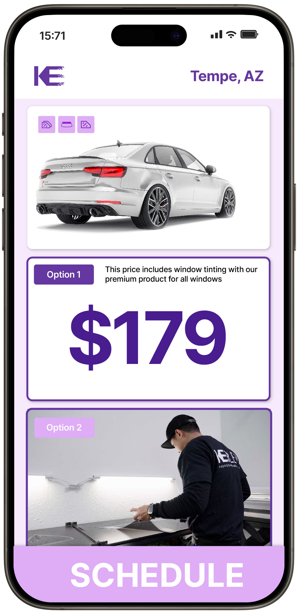 View Competitive Car Window Tinting Costs in Tempe, Arizona