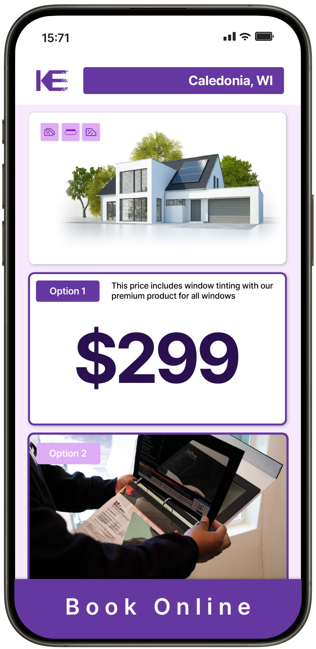 View Affordable Home Window Tinting Rates in Caledonia, Wisconsin