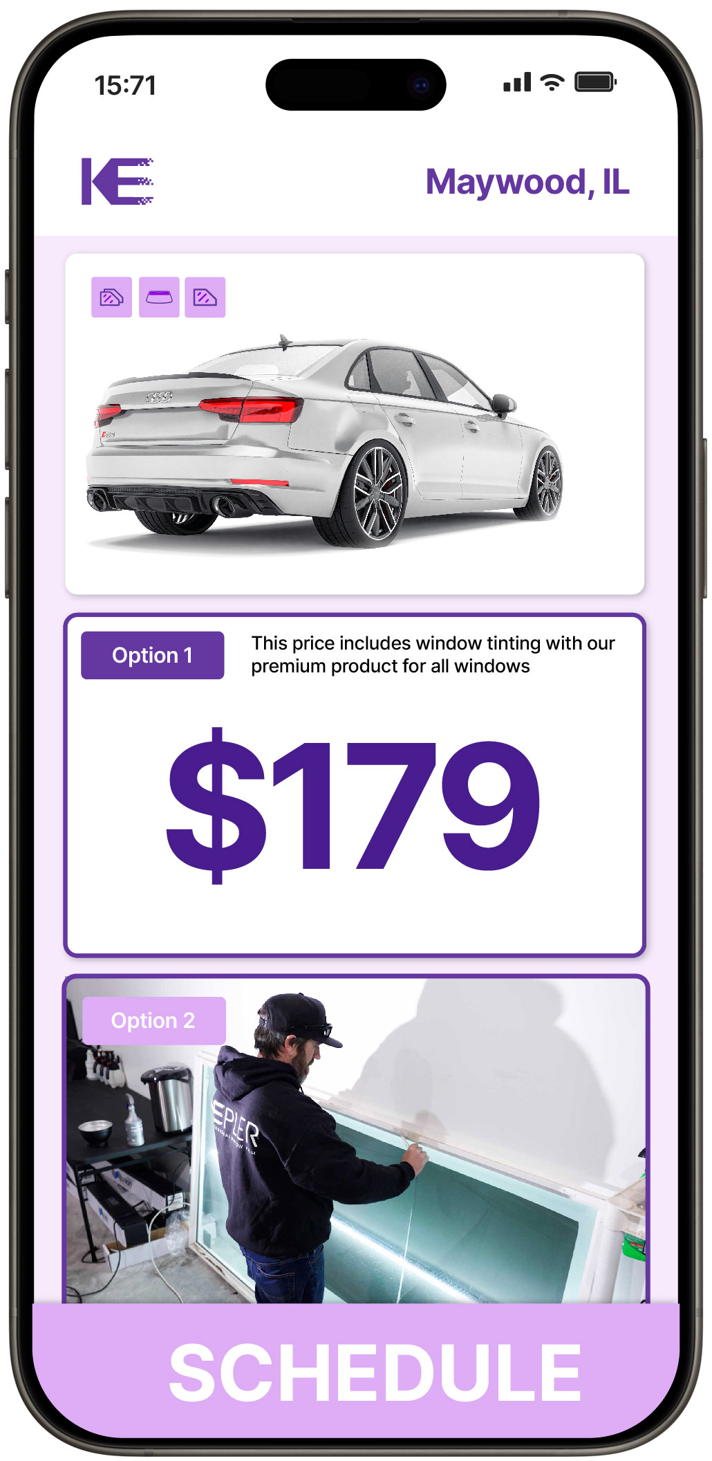 View Reasonable Car Window Tinting Rates in Maywood, Illinois