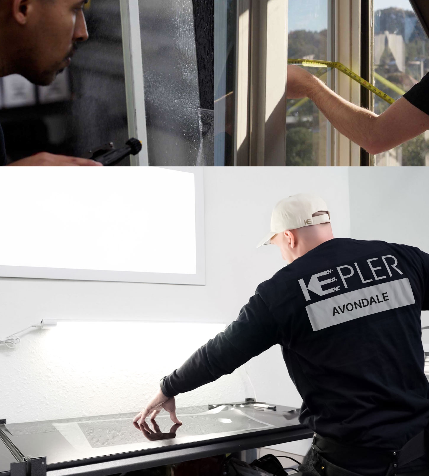 Window Tinting Specialist Cutting Film in Avondale, Arizona