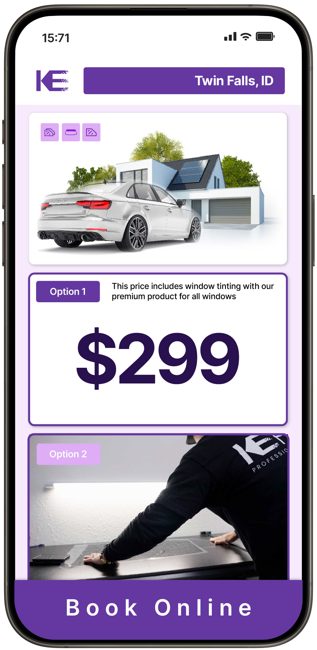 View Competitive Tesla Window Tinting Prices in Lewiston, Idaho