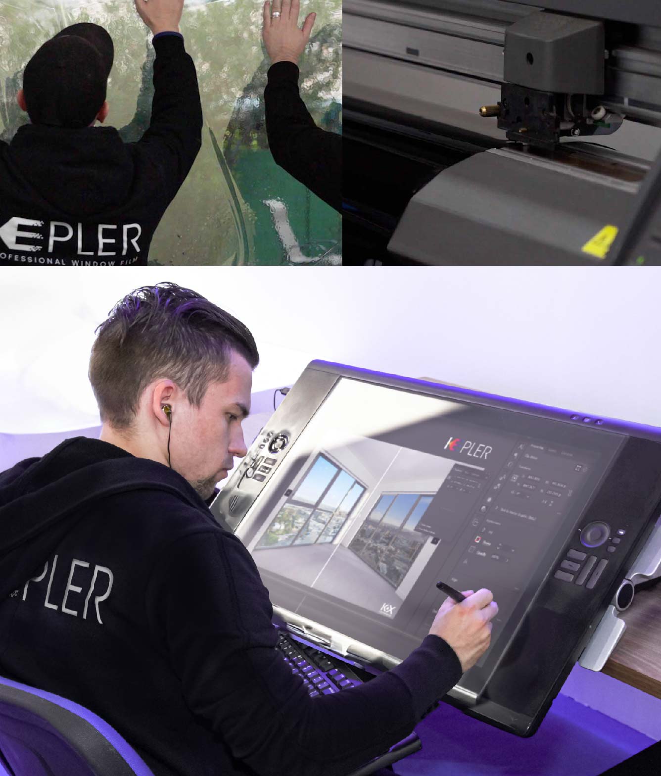 Kepler Specialist Performing Commercial Window Tinting in Kent Kent