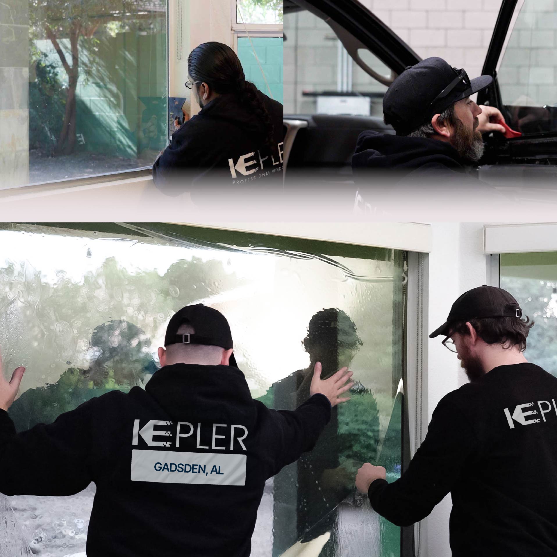 Kepler Specialist Performing Commercial Window Tinting in Gadsden Gadsden