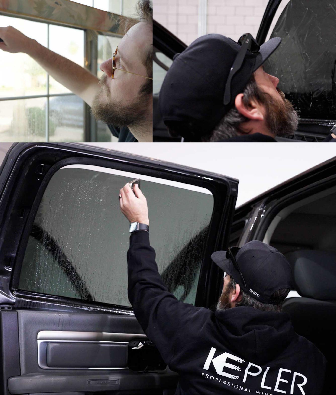 Kepler Window Tinting Specialists at Work in Rockland, Massachusetts