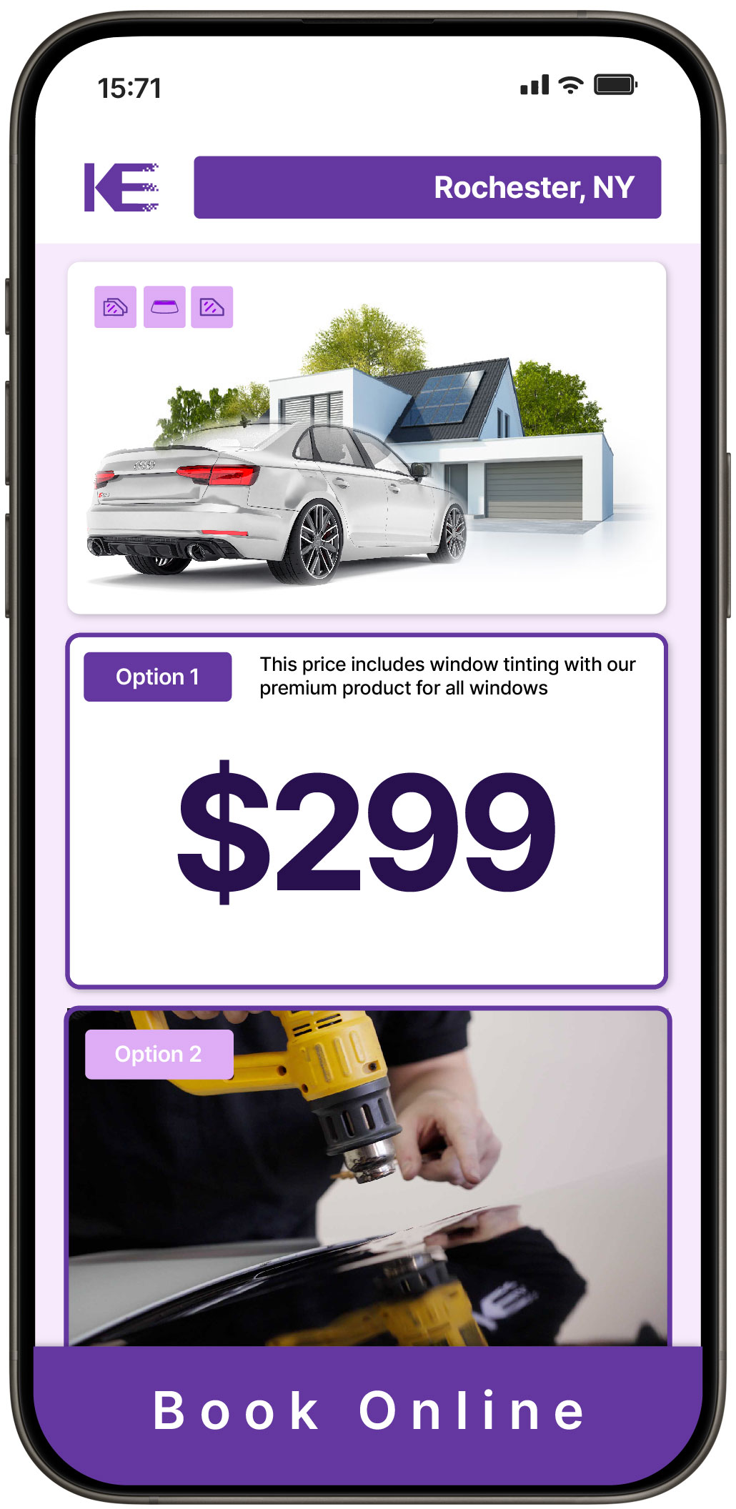 View Competitive Window Tinting Prices in Rochester, New York
