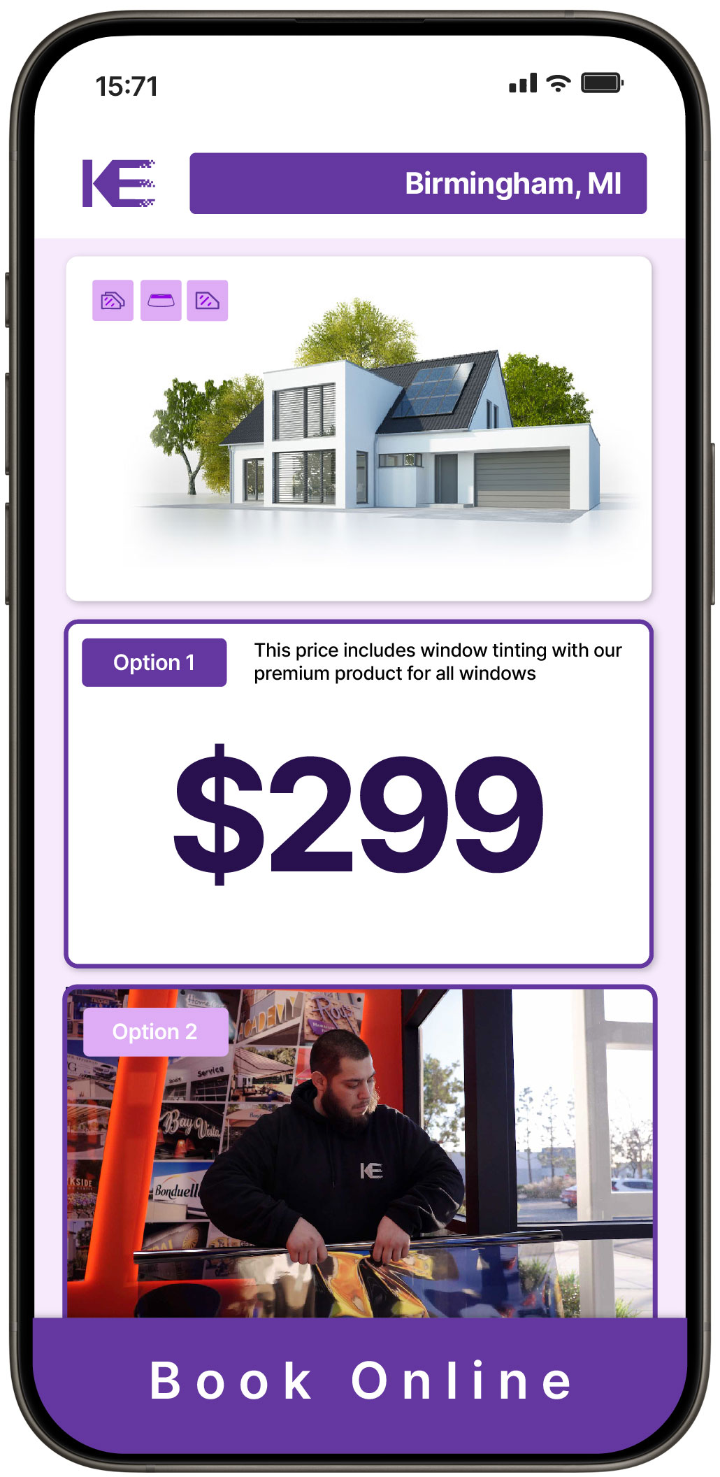 View Affordable Home Window Tinting Prices in Birmingham, Michigan