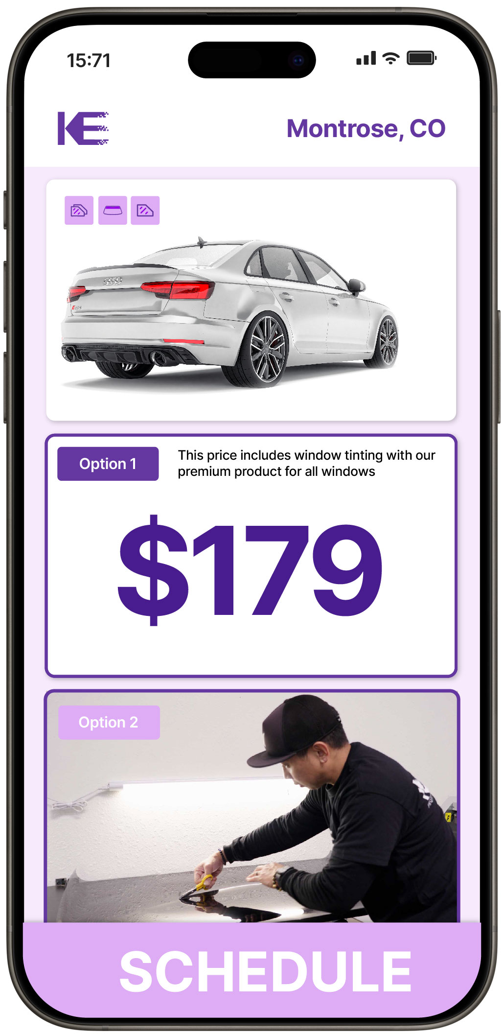 View Affordable Car Window Tinting Prices in Montrose, Colorado