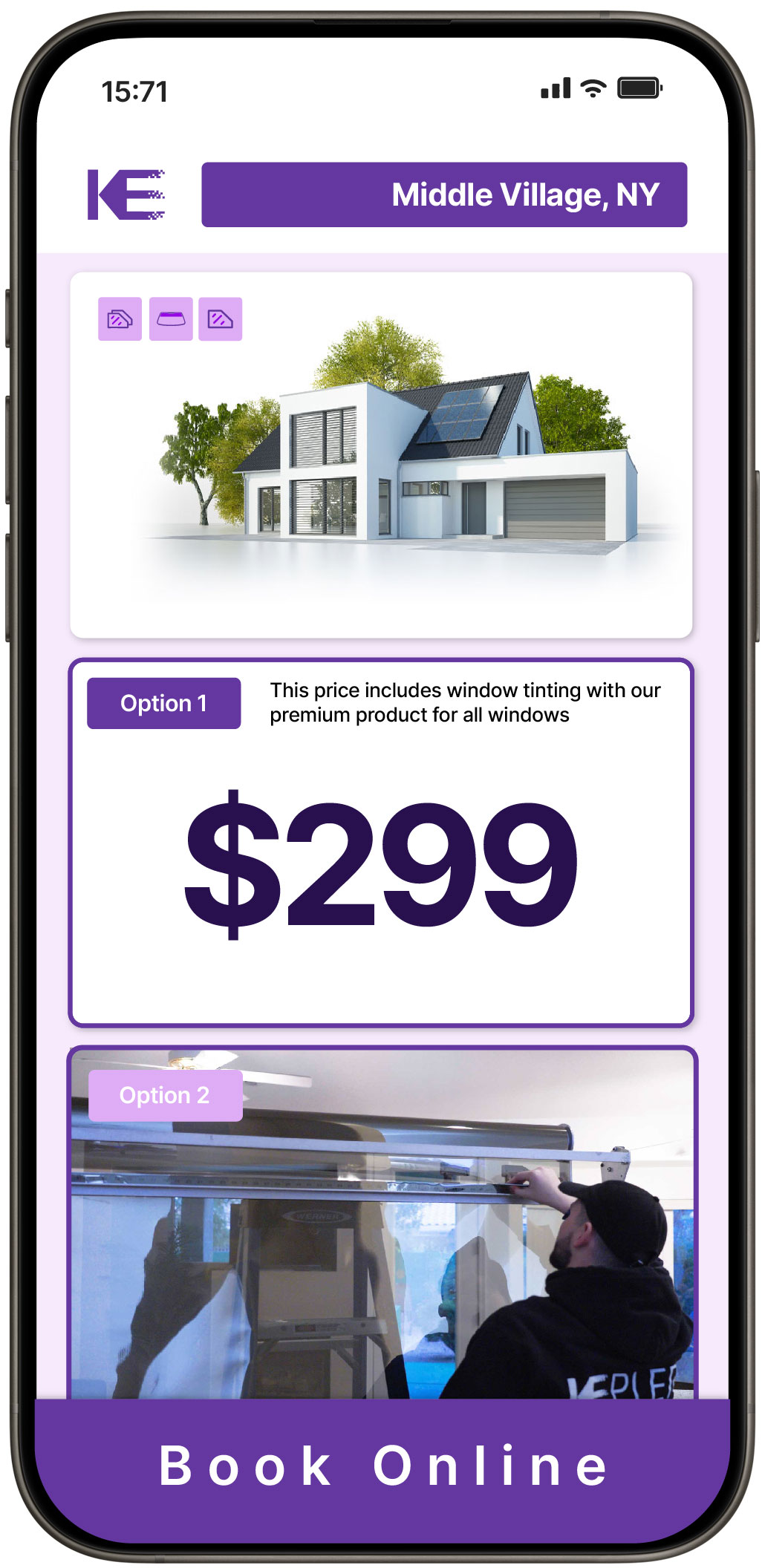 View Competitive Home Window Tinting Costs in Middle Village, New York