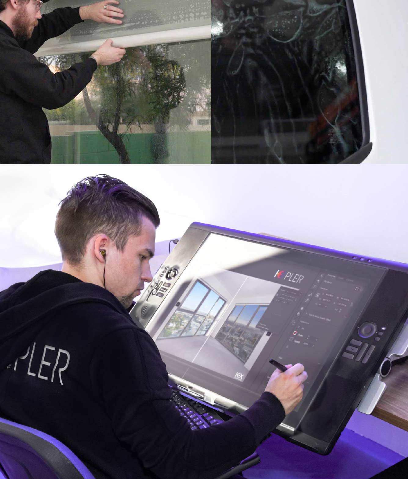 Kepler Specialist Performing Commercial Window Tinting in Jacksonville Jacksonville