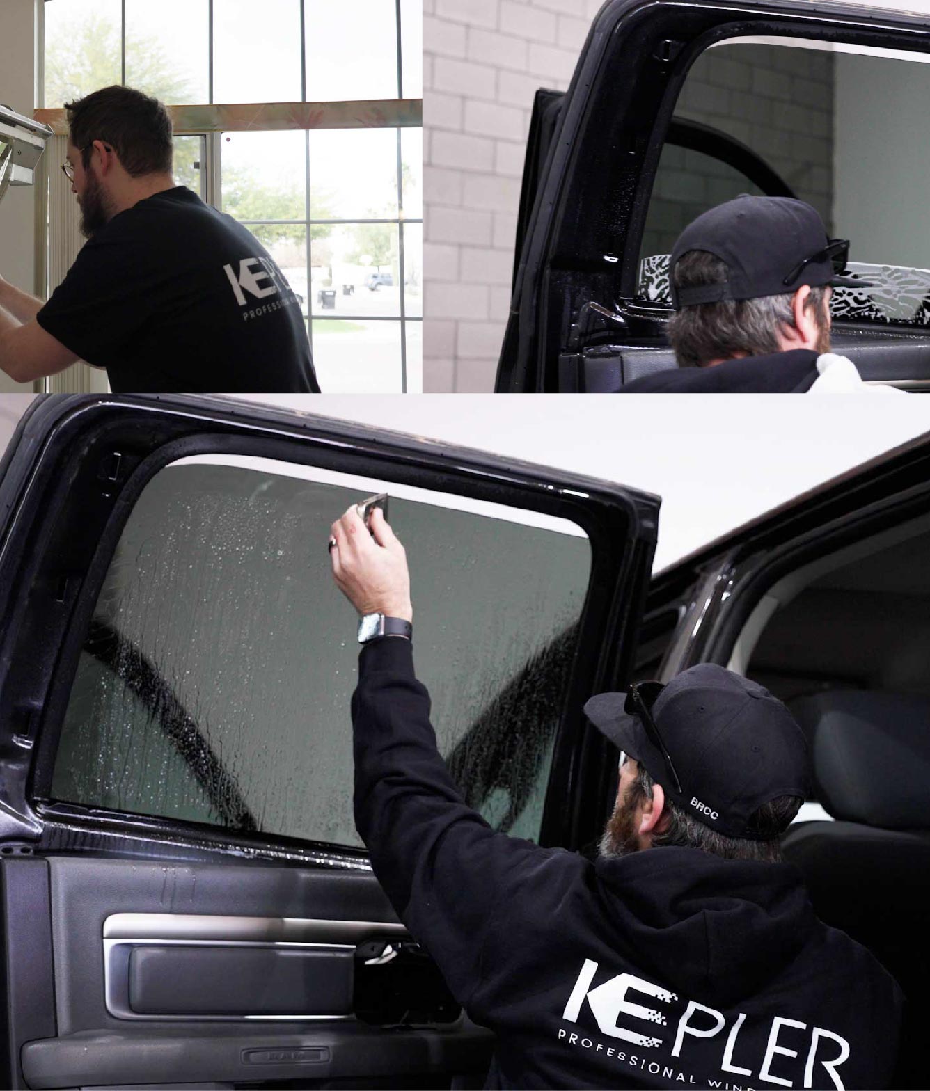 Kepler Window Tinting Specialists at Work in Palm Beach Gardens, Florida