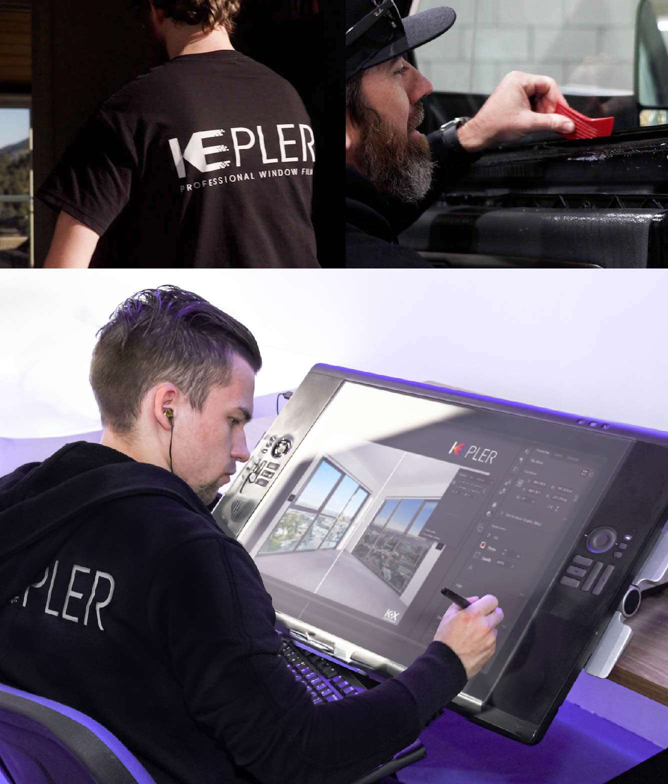 Kepler Specialist Performing Commercial Window Tinting in Knoxville Knoxville
