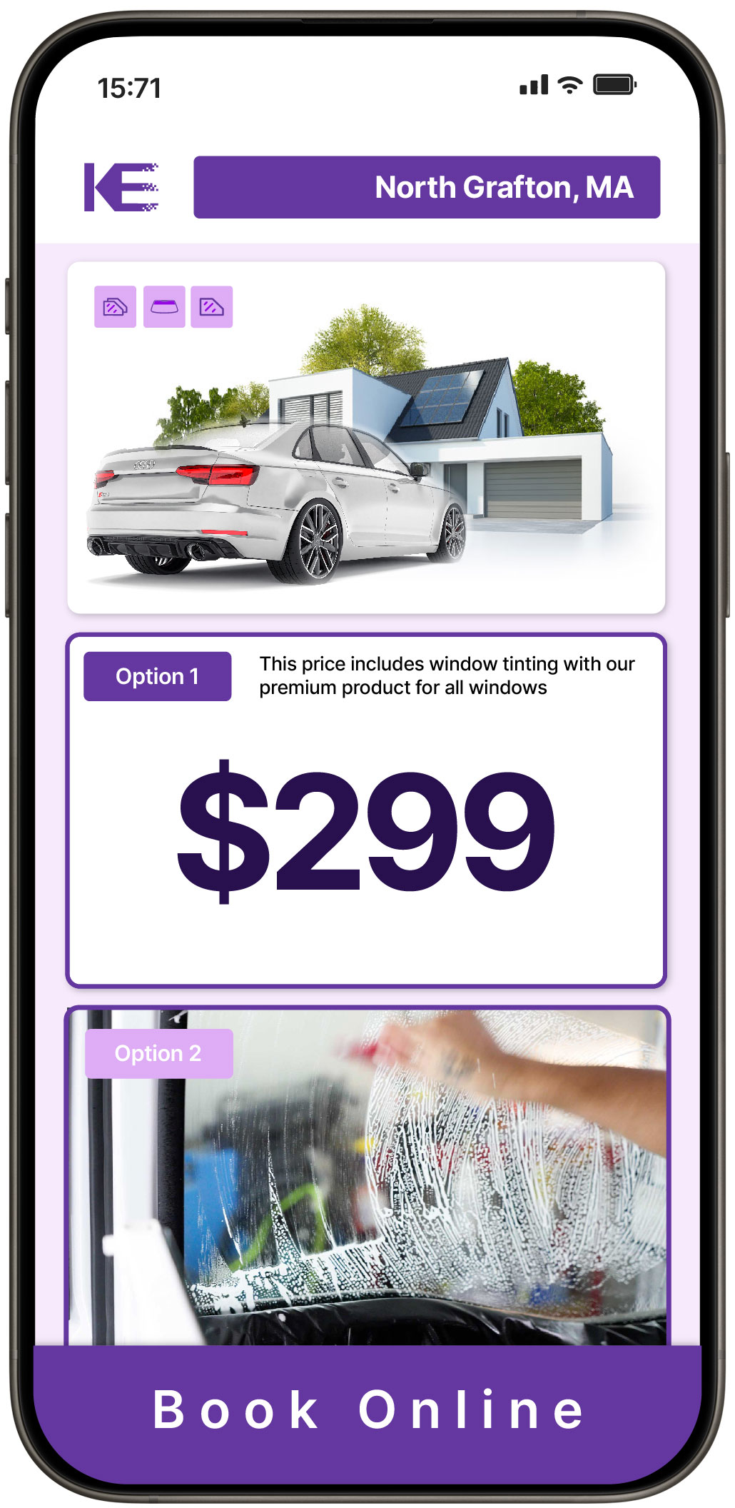 View Affordable Tesla Window Tinting Prices in South Walpole, Massachusetts