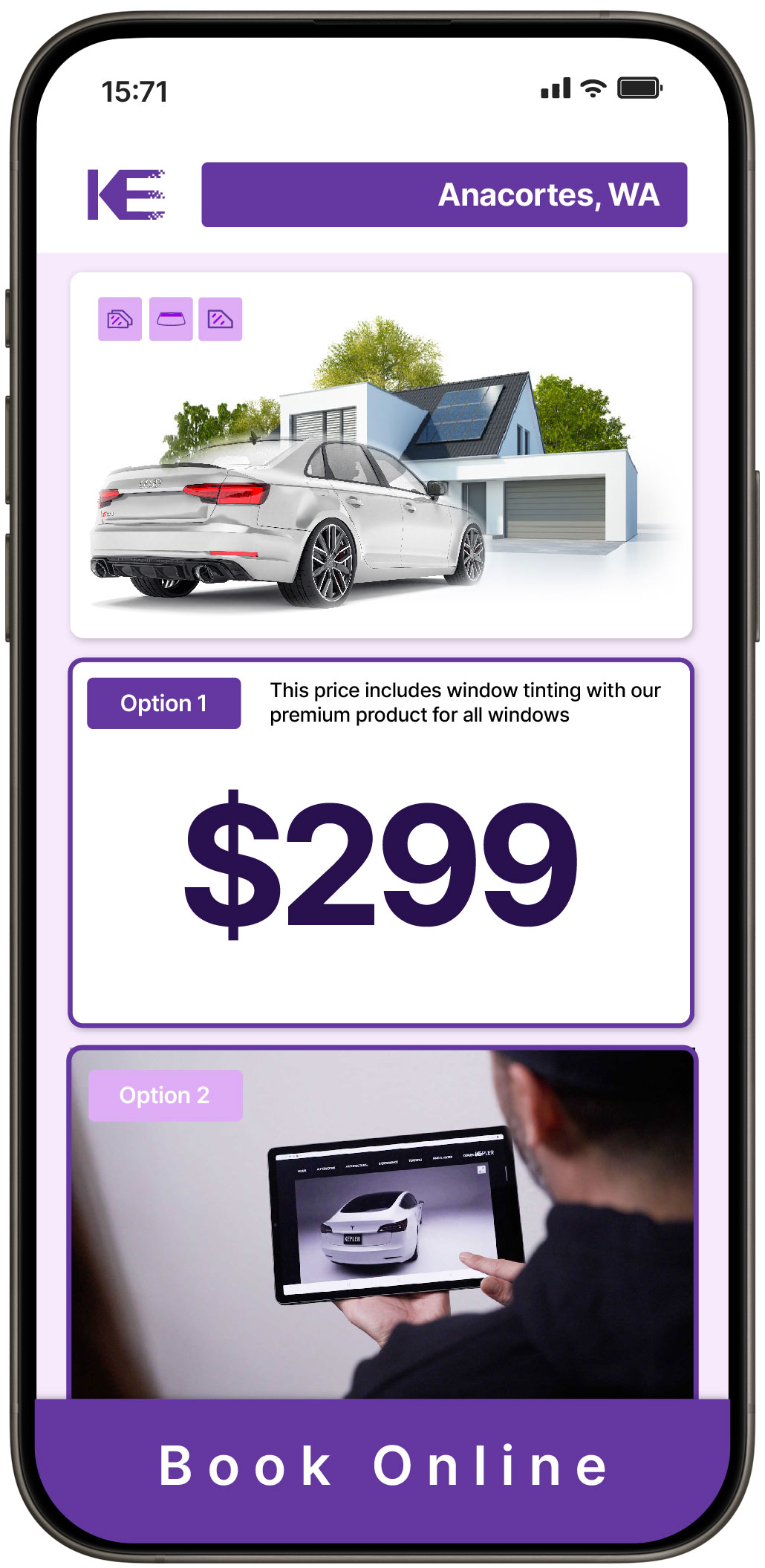 View Reasonable Tesla Window Tinting Prices in Aberdeen, Washington