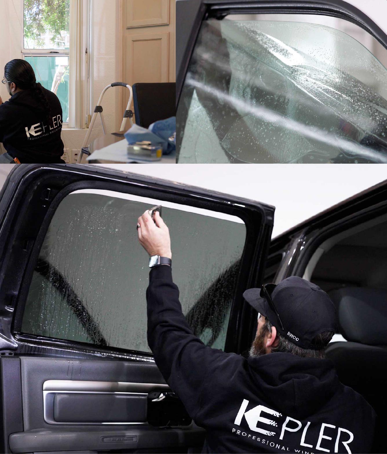 Kepler Window Tinting Specialists at Work in Laurinburg, North Carolina