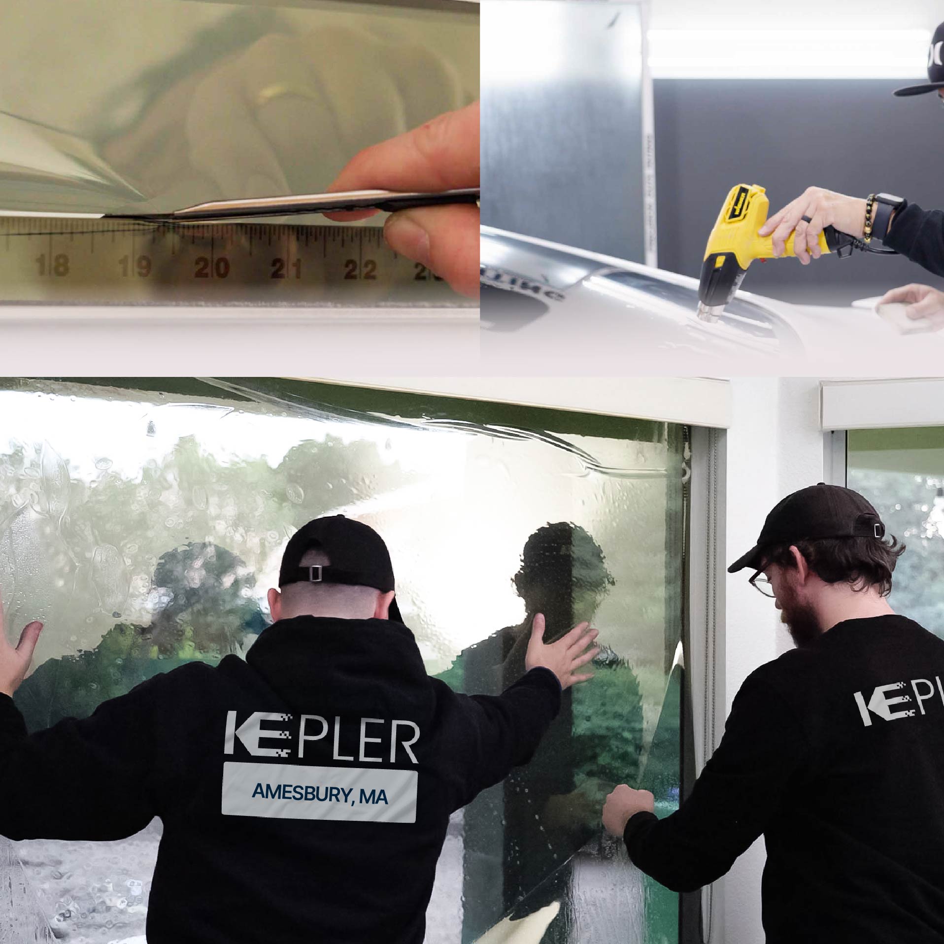 Kepler Specialist Performing Commercial Window Tinting in Amesbury Amesbury