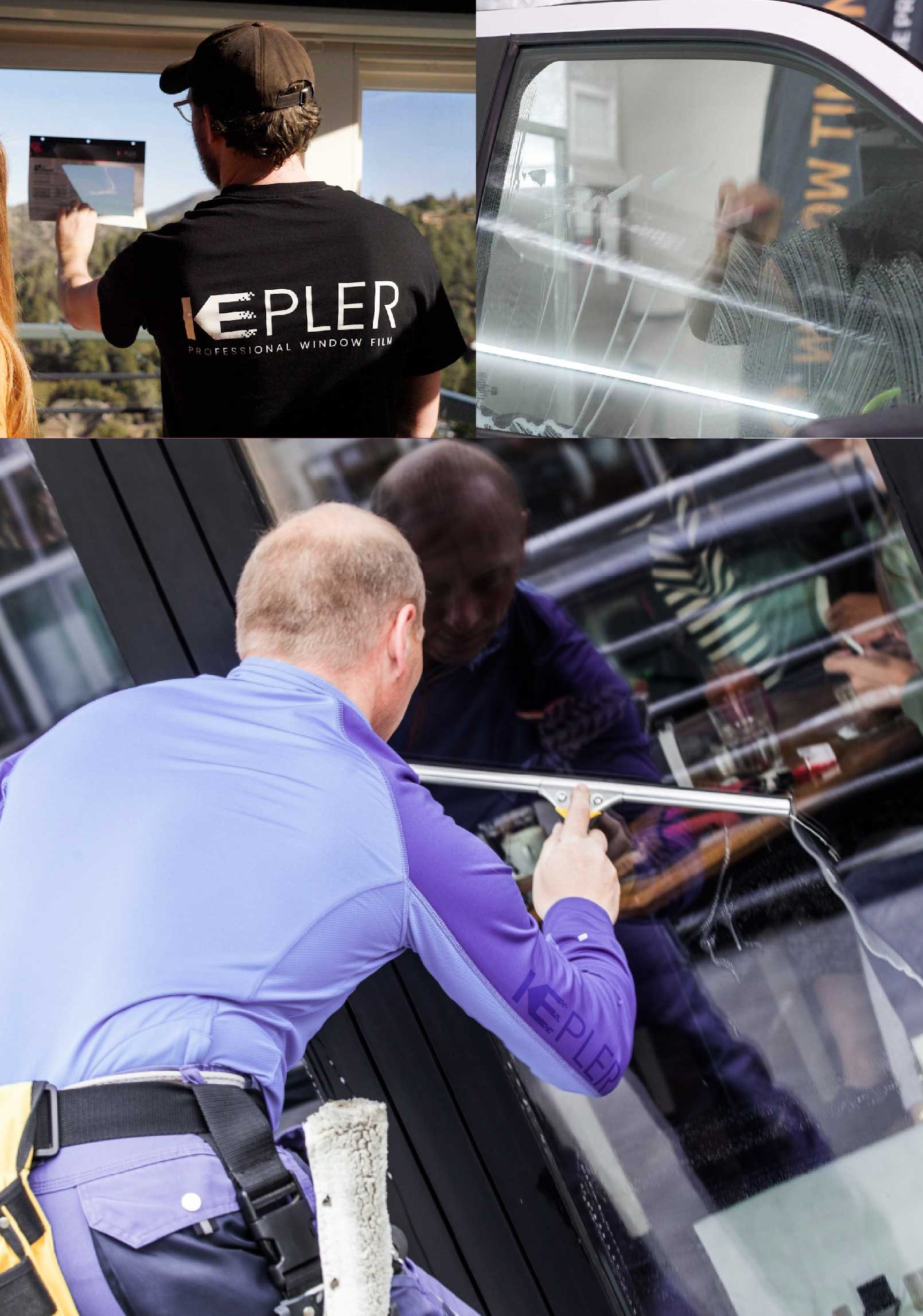 Kepler Expert Applying Anti-Graffiti Window Film to a West Memphis Shop Front