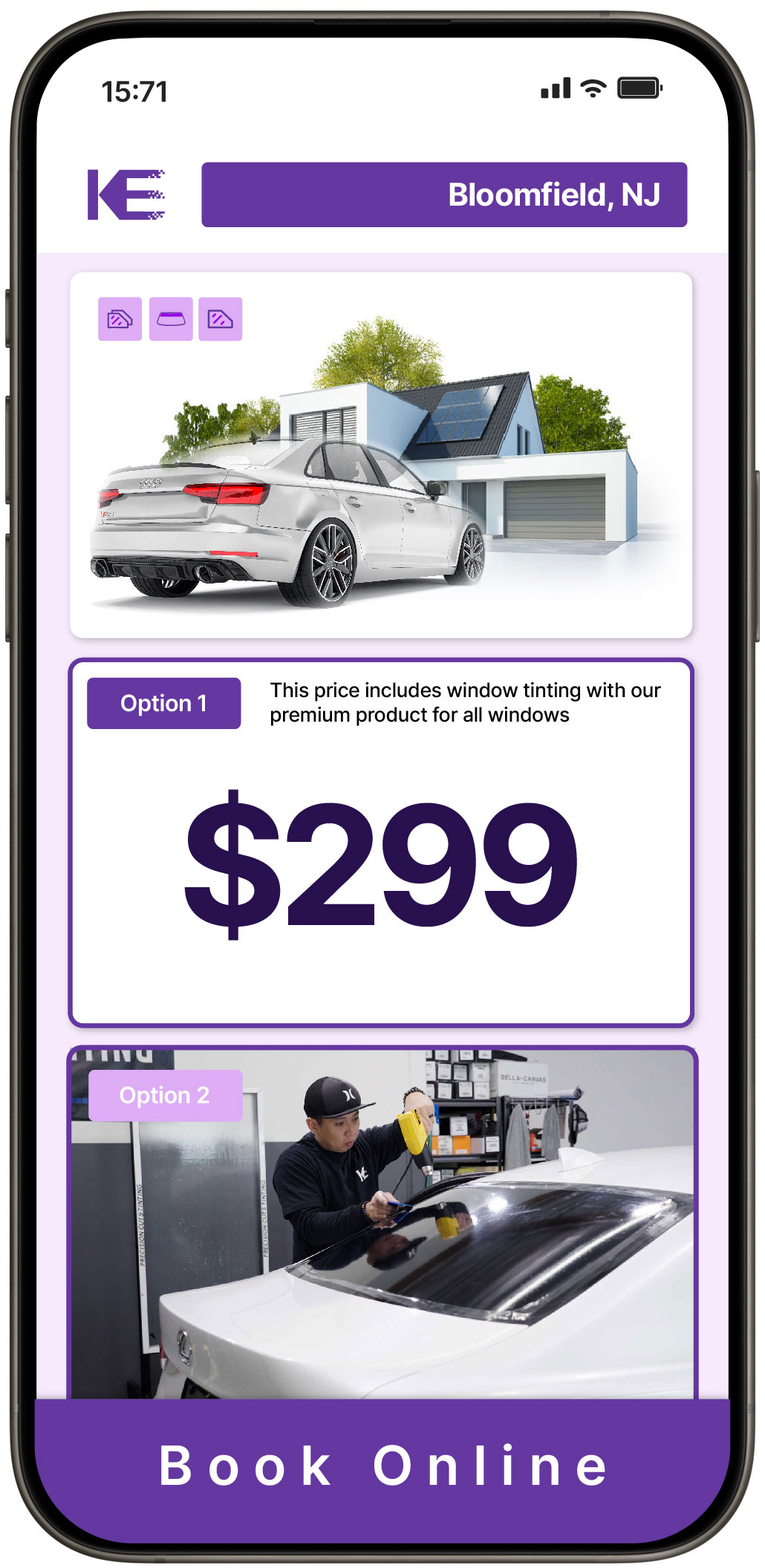 View Affordable Tesla Window Tinting Prices in Fort Lee, New Jersey
