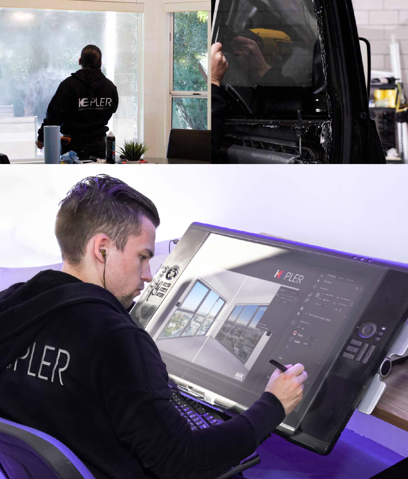 Kepler Specialist Performing Commercial Window Tinting in Smithfield Smithfield