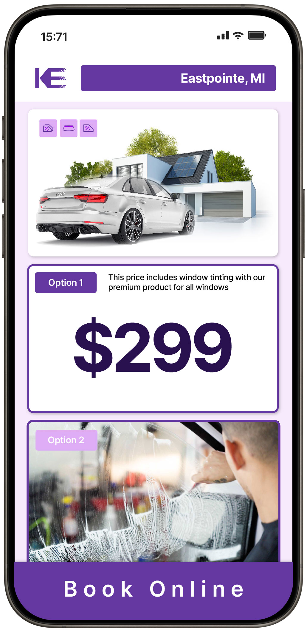 View Competitive Tesla Window Tinting Rates in Port Huron, Michigan