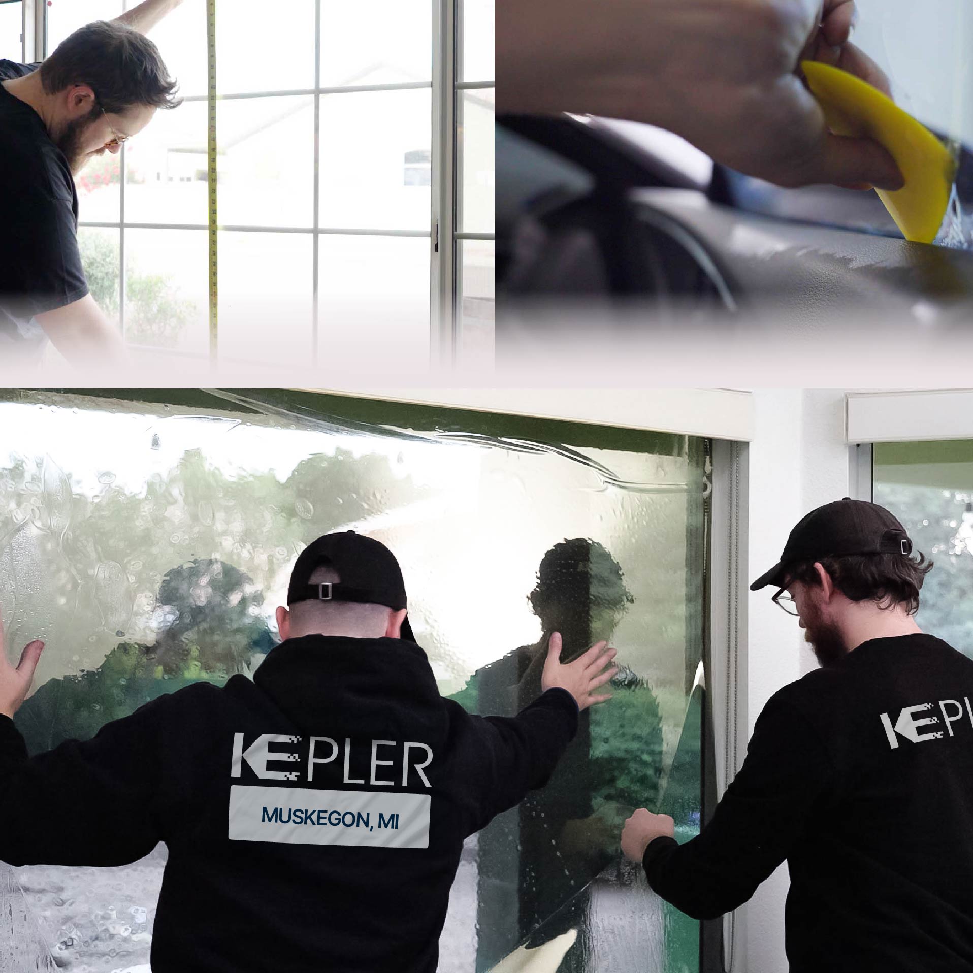 Kepler Specialist Performing Commercial Window Tinting in Muskegon Muskegon