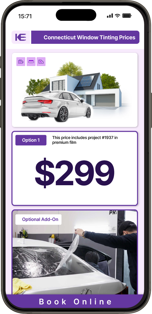 View Competitive Car Window Tinting Prices in Connecticut