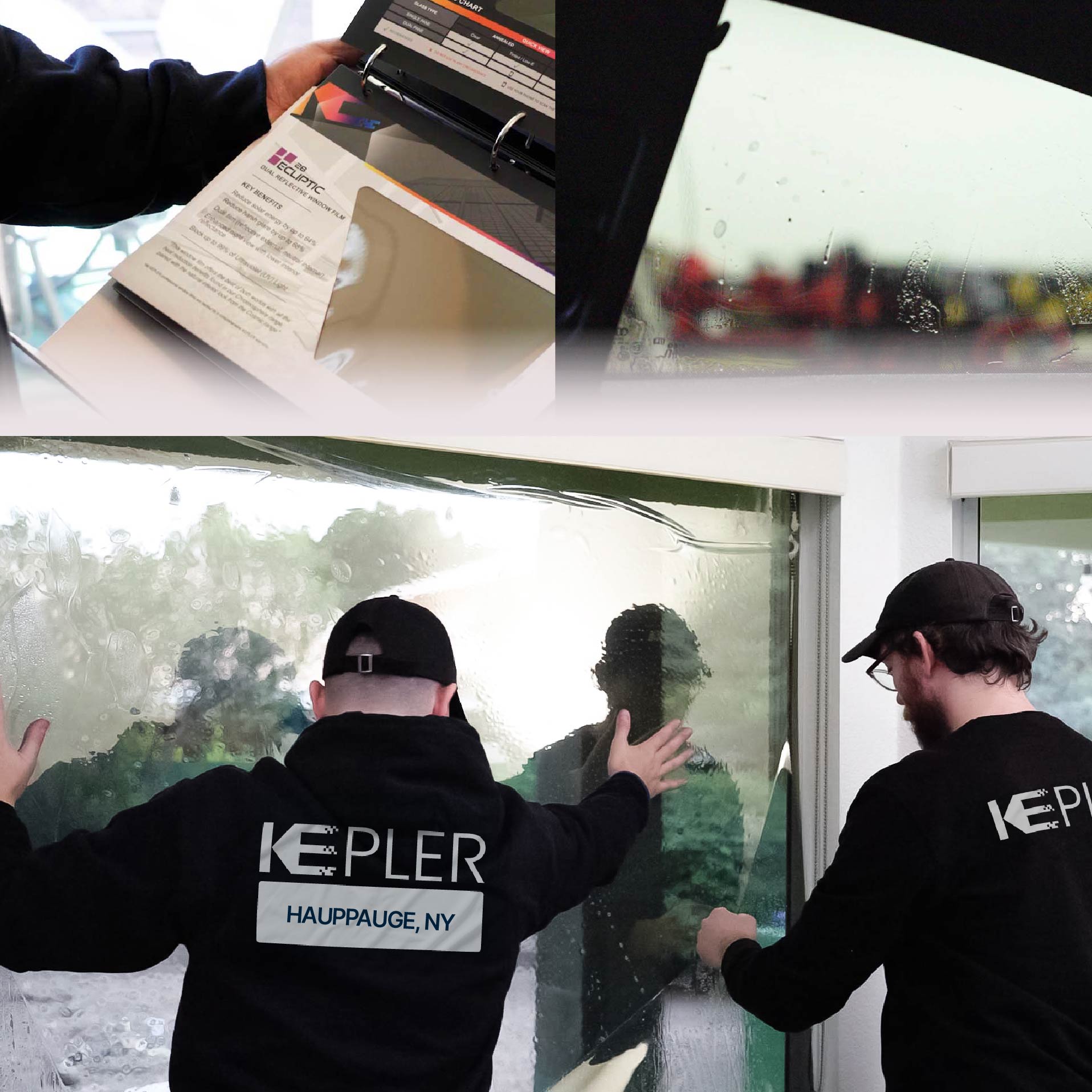 Kepler Specialist Performing Commercial Window Tinting in Hauppauge Hauppauge