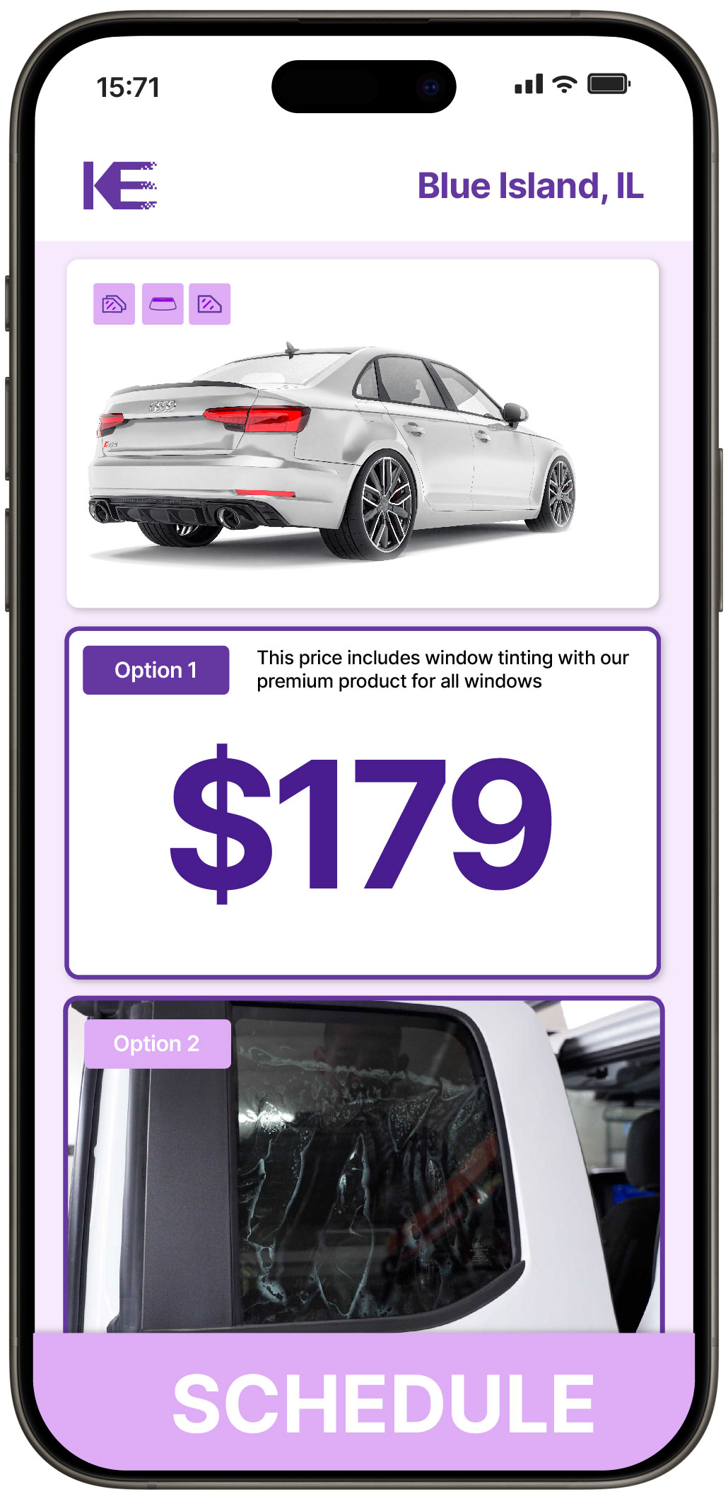 View Competitive Car Window Tinting Prices in Blue Island, Illinois