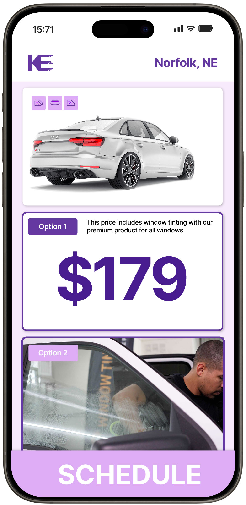 View Reasonable Car Window Tinting Costs in Norfolk, Nebraska
