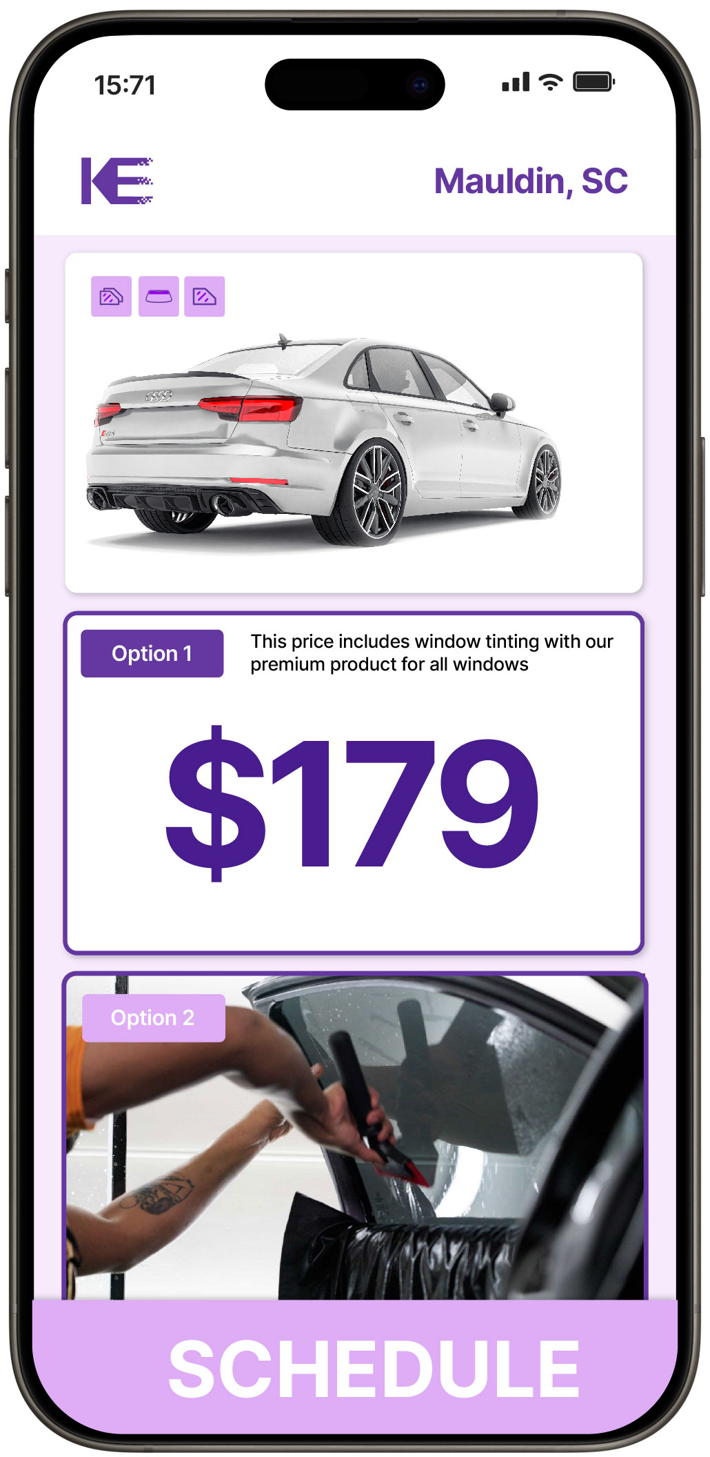 View Reasonable Car Window Tinting Prices in Mauldin, South Carolina