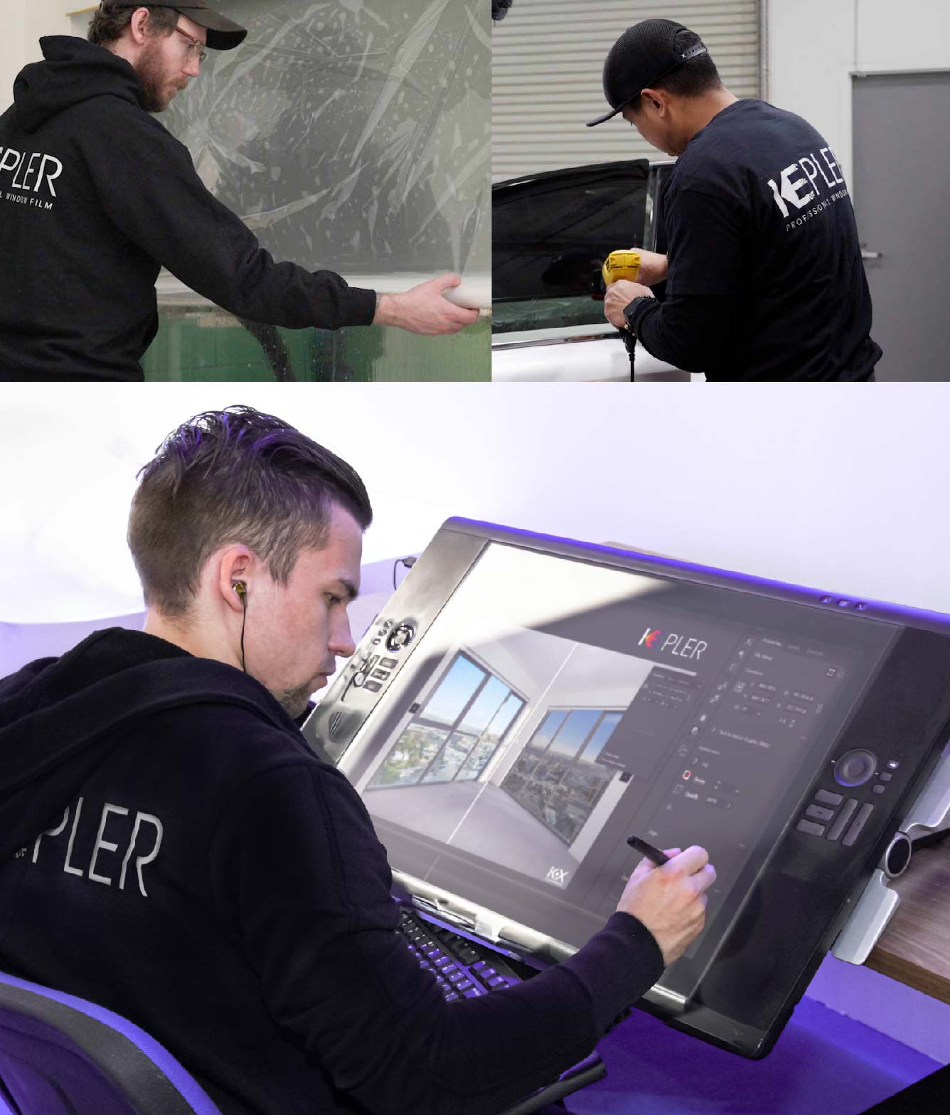 Kepler Specialist Performing Commercial Window Tinting in Wilmington Wilmington