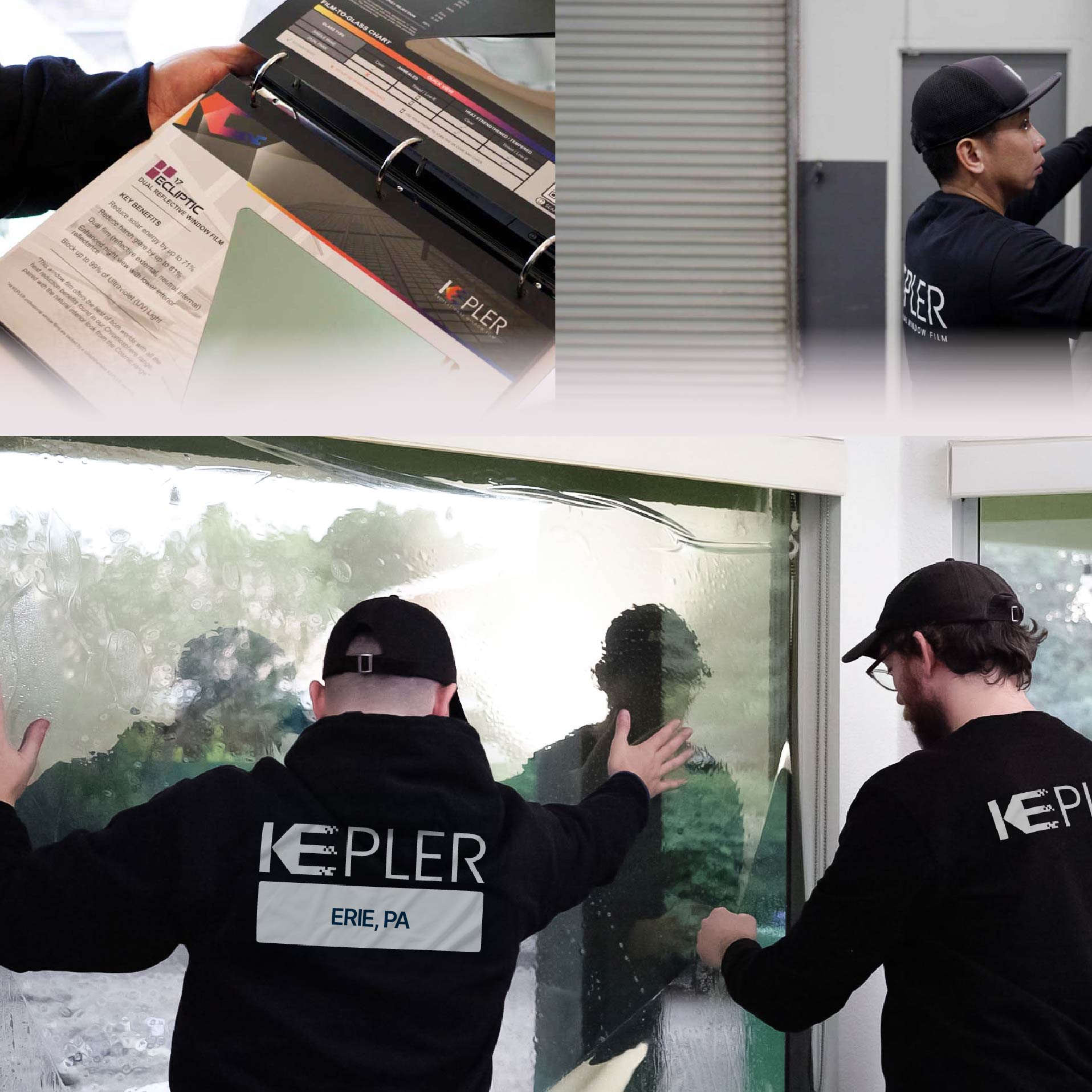 Kepler Specialist Performing Commercial Window Tinting in Erie Erie
