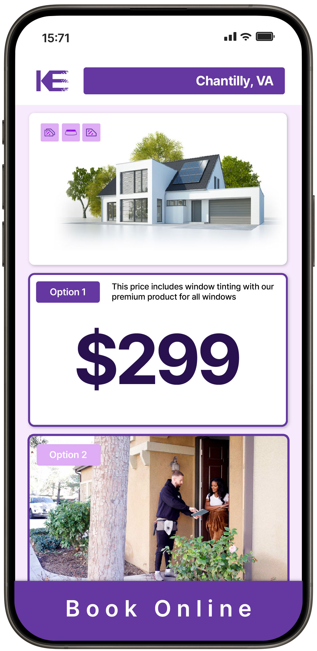 View Affordable Home Window Tinting Rates in Chantilly, Virginia