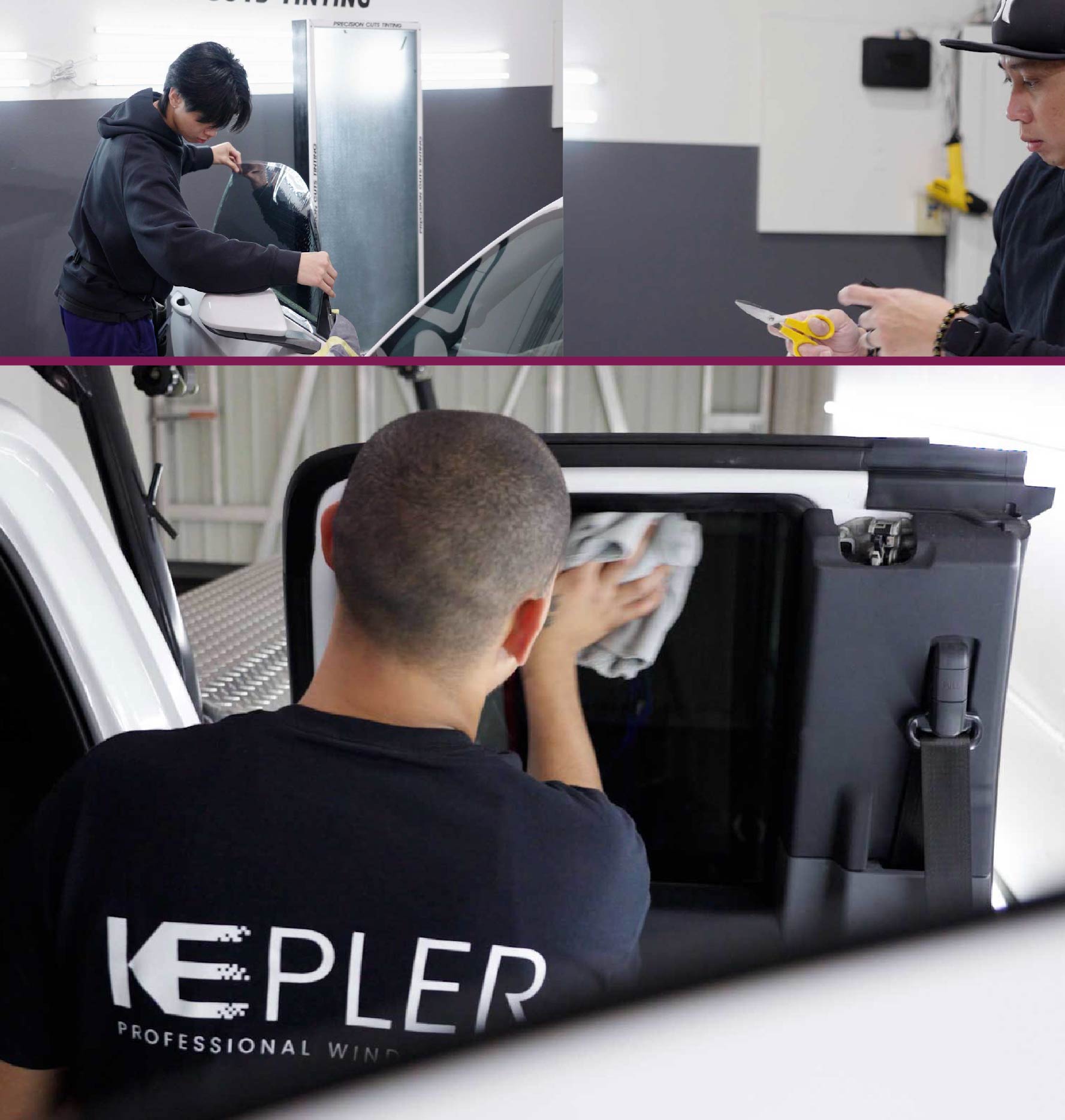 Kepler Dealer Installing Automotive Window Tint in Michigan