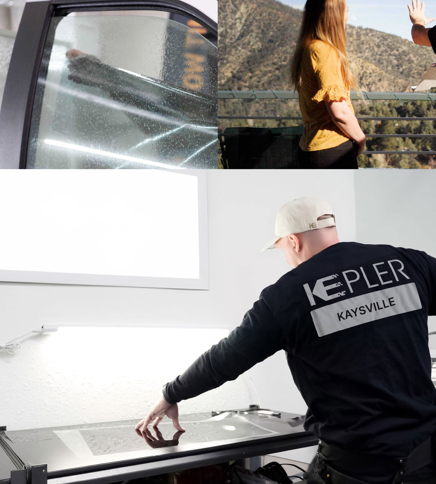 Window Tinting Specialist Cutting Film in Kaysville, Utah