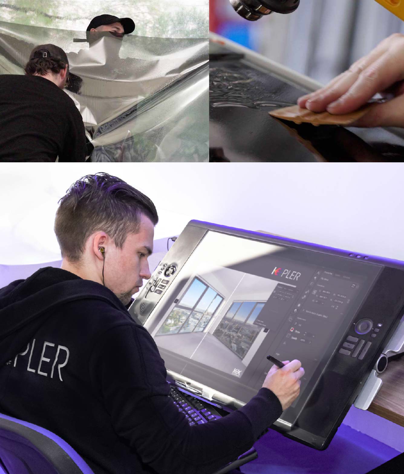 Kepler Specialist Performing Commercial Window Tinting in Glendale Glendale
