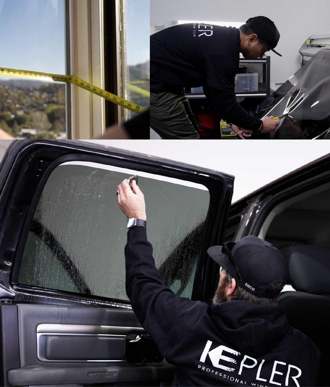 Kepler Window Tinting Specialists at Work in New Braunfels, Texas