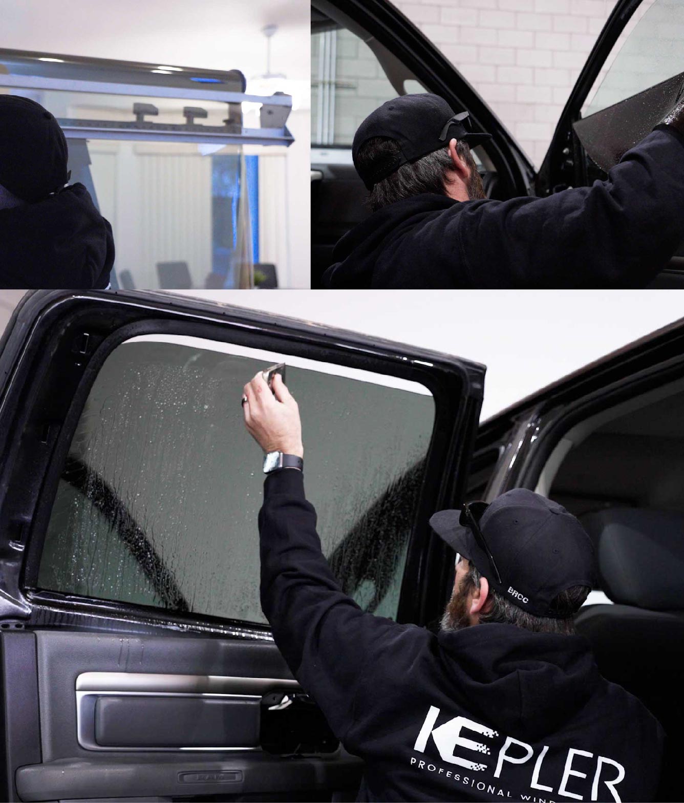 Kepler Window Tinting Specialists at Work in Southfield, Michigan